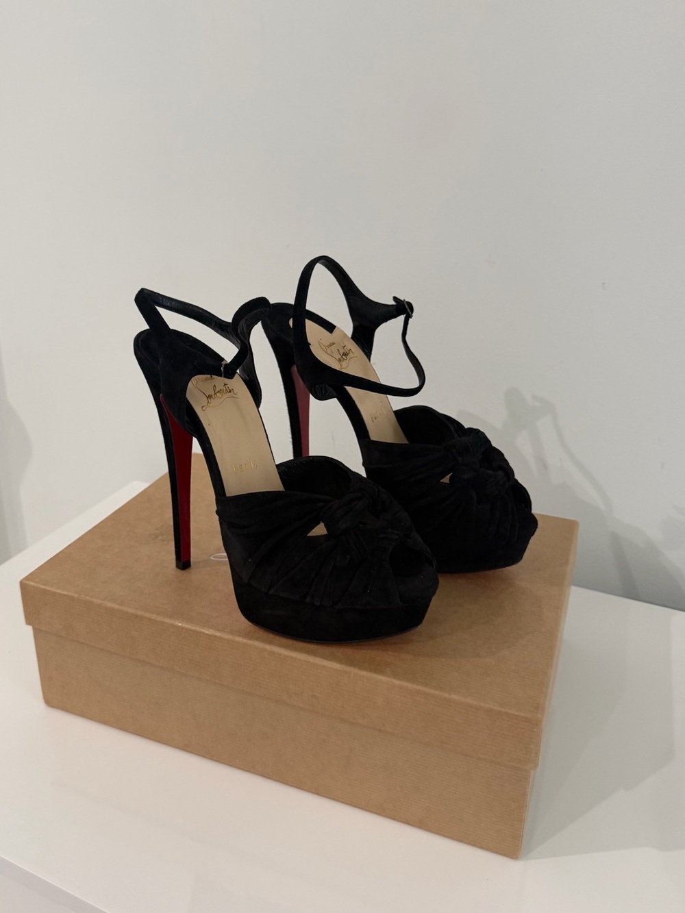 Christian Louboutin Platform Heels with Red Soles